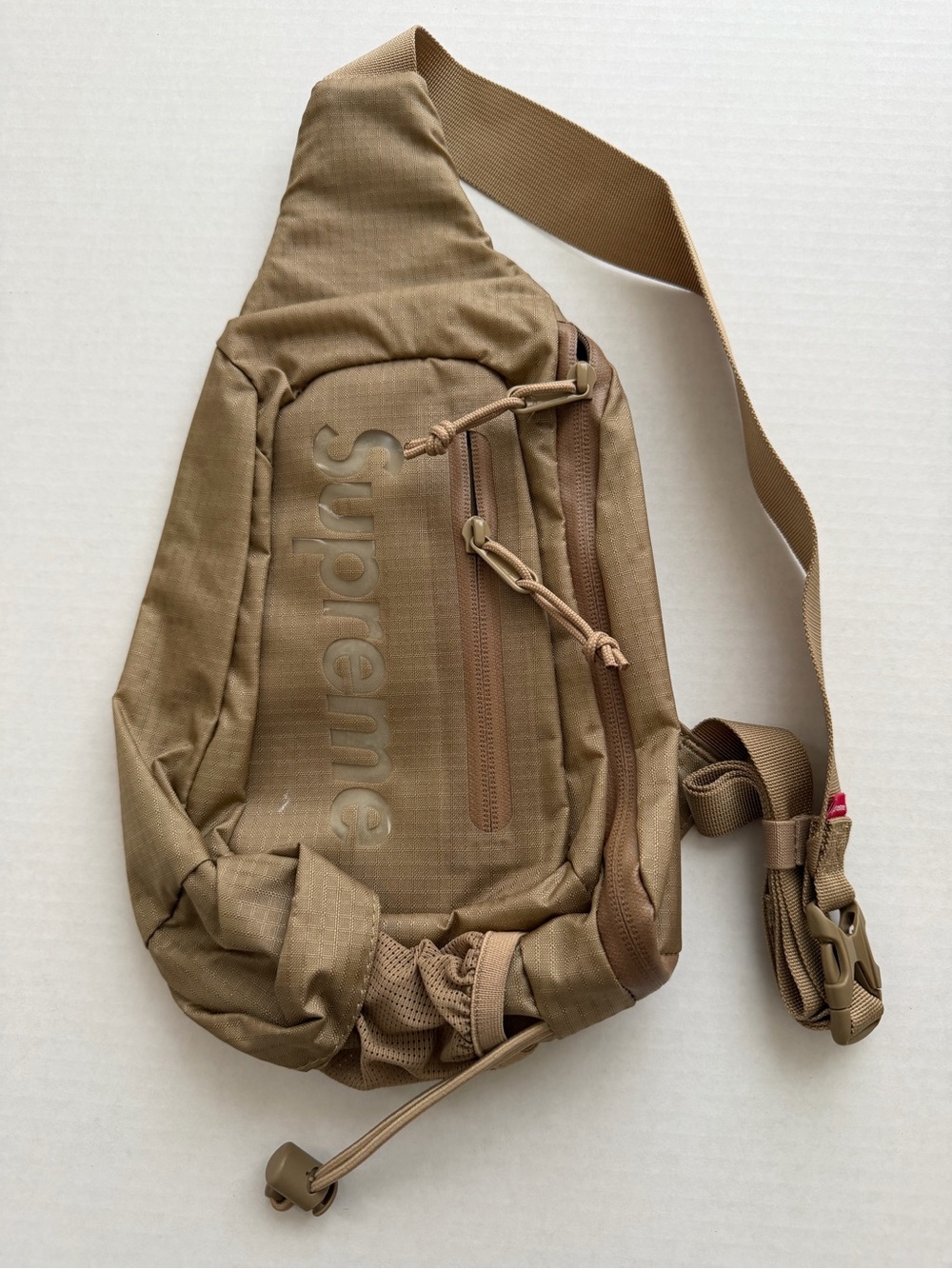 Supreme Sling Bag in Tan from Spring/Summer 2021 (SS21)